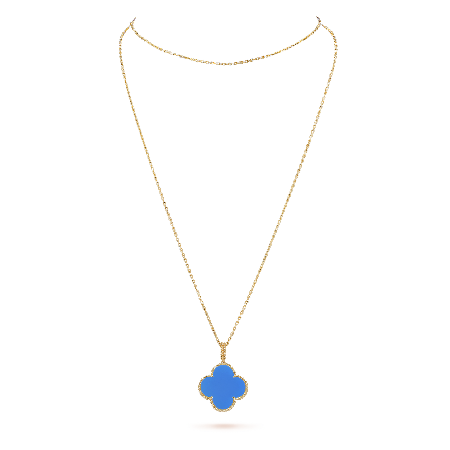 18K Magic Alhambra Agate Necklace
