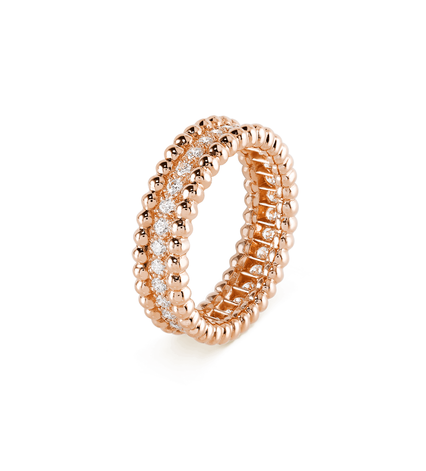 18K Perl̩e Diamonds Ring