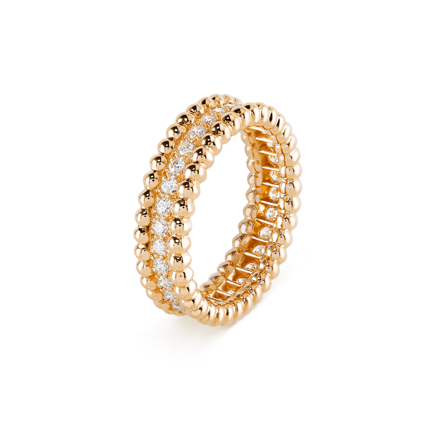 18K Perl̩e Diamonds Ring