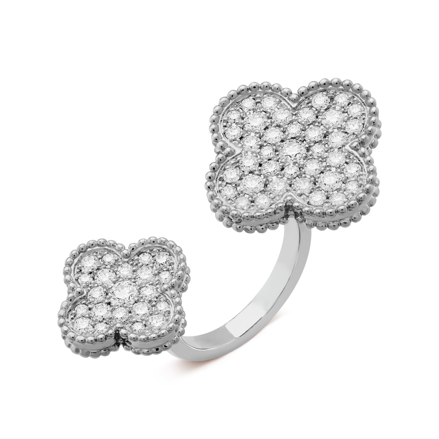18KMagic Alhambra Diamond Ring
