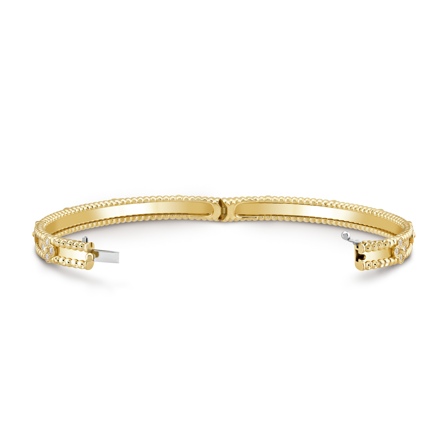 18K Perl̩e Sweet Clovers Small Bracelet