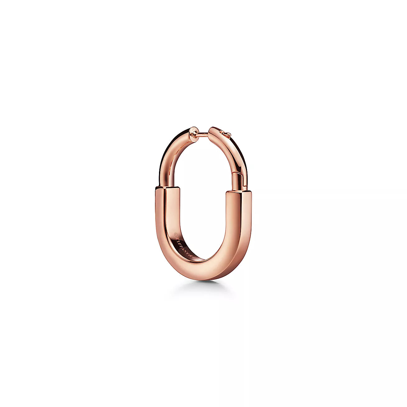 18K T Lock ROSÌä Edition Medium Earrings