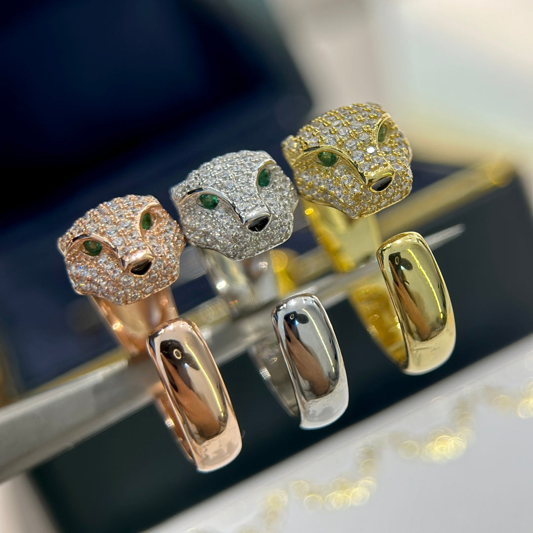 18K Panth̬re De Ring