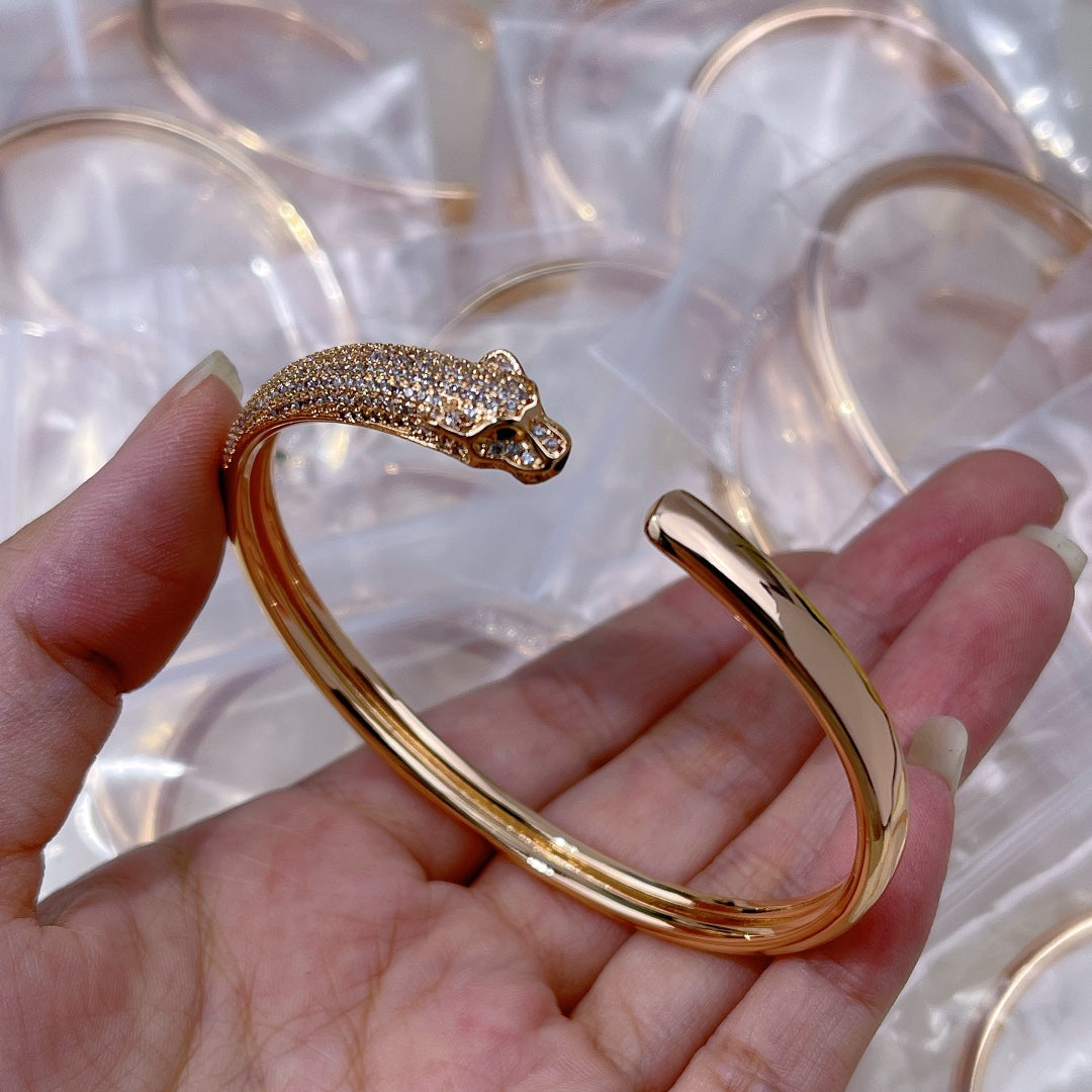 18K Panth̬re De Diamonds Bracelet