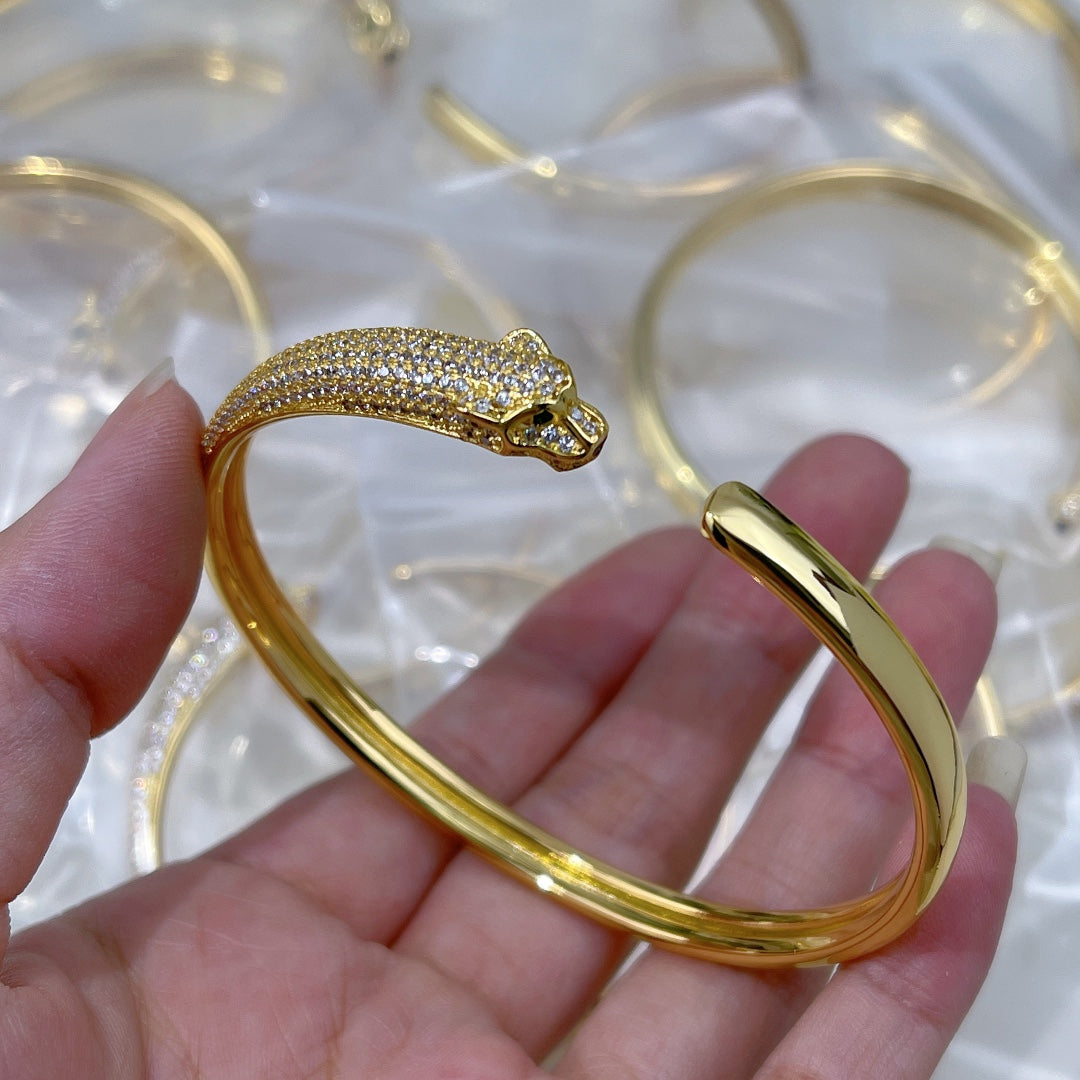 18K Panth̬re De Diamonds Bracelet