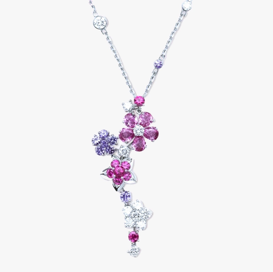 18K Folie Des Pr̩s Pendant Necklace