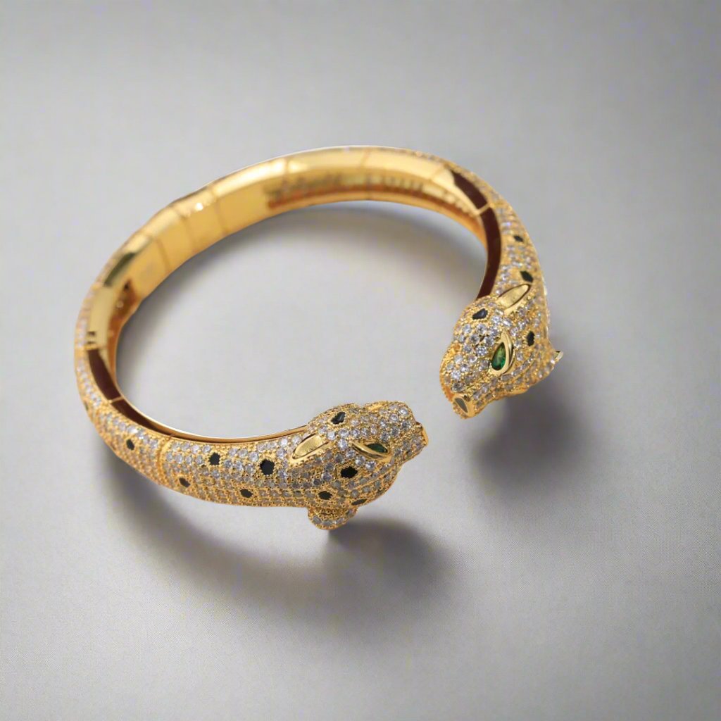 18K Panth̬re De Diamond Bracelet