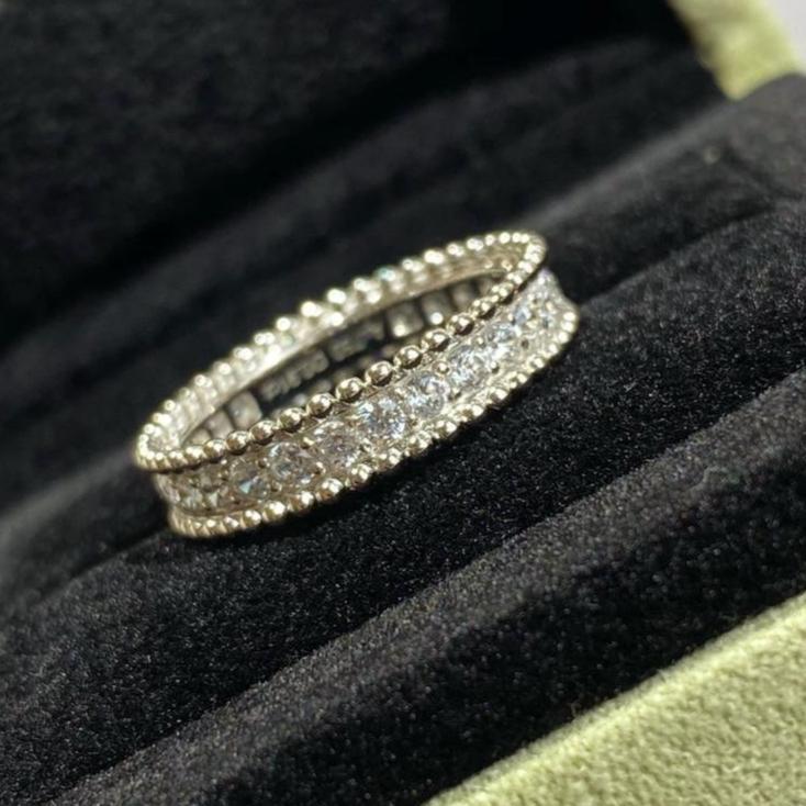 18K Perl̩e Diamonds Ring