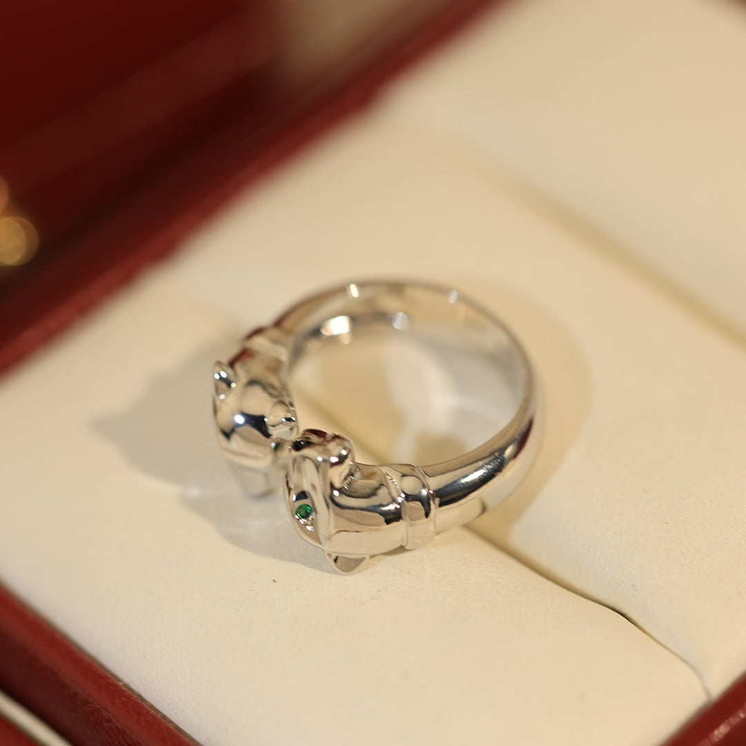18K Panth̬re De Open Ring
