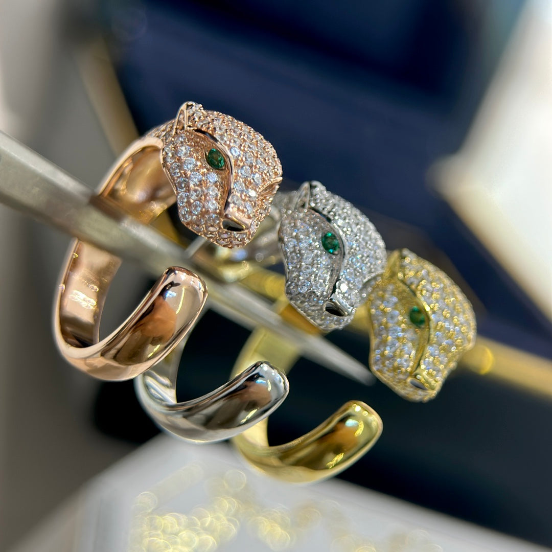 18K Panth̬re De Ring