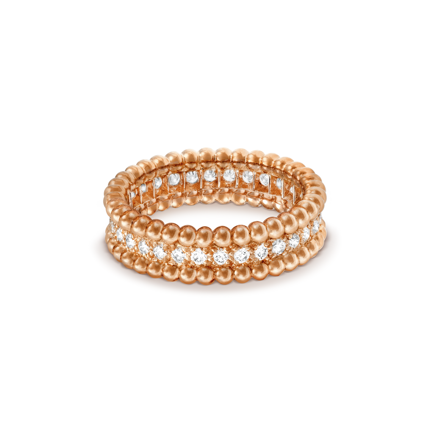 18K Perl̩e Diamonds Ring