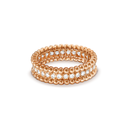 18K Perl̩e Diamonds Ring