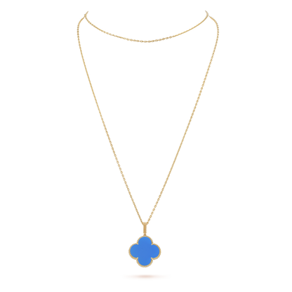 18K Magic Alhambra Agate Necklace