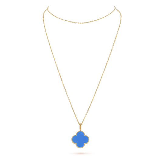 18K Magic Alhambra Agate Necklace