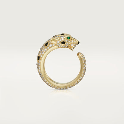 18K Panth̬re De Diamond Ring