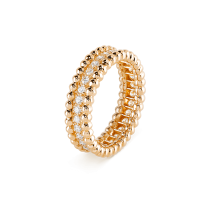 18K Perl̩e Diamonds Ring
