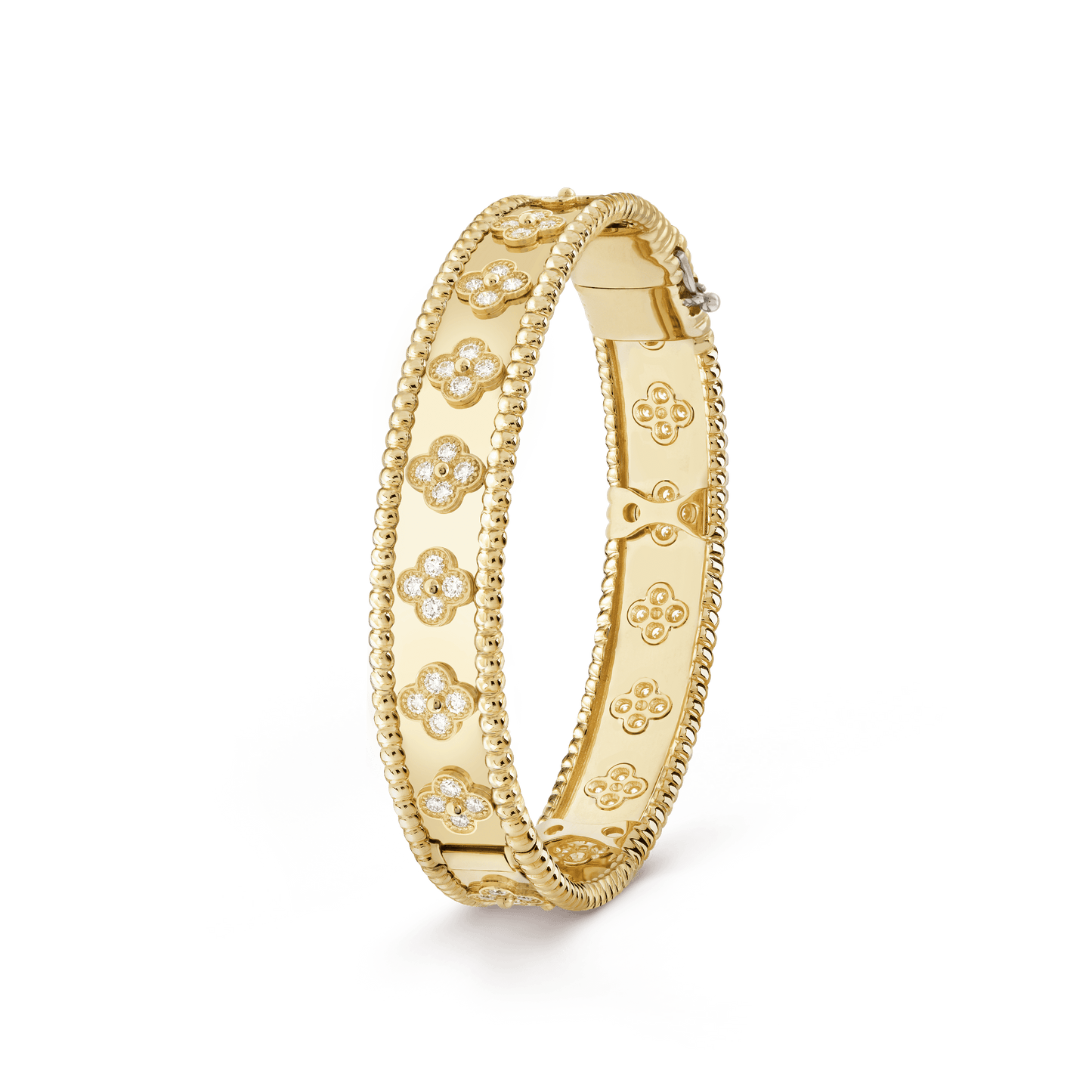 18K Perl̩e Clovers Bracelet