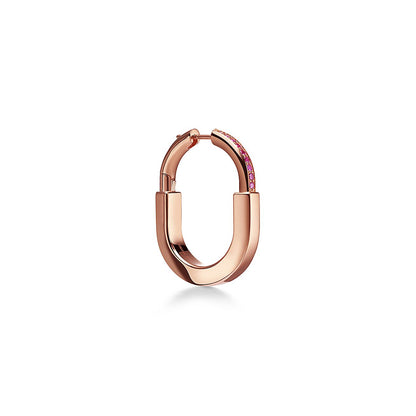 18K T Lock ROSÌä Edition Medium Earrings