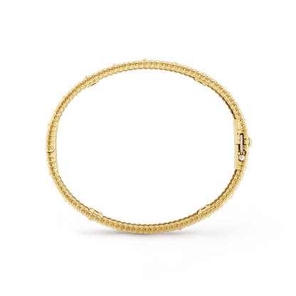 18K Perl̩e Clovers Bracelet