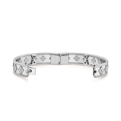 18K Perl̩e Clovers Bracelet