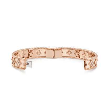 18K Perl̩e Clovers Bracelet