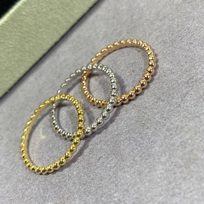 18K Perl̩e Pearls Of Gold Ring