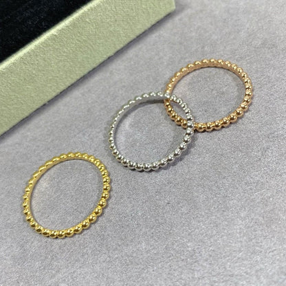 18K Perl̩e Pearls Of Gold Ring