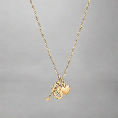 18K T Wine and Dine Pendant Necklace