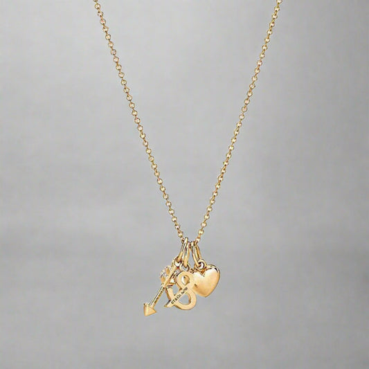 18K T Wine and Dine Pendant Necklace