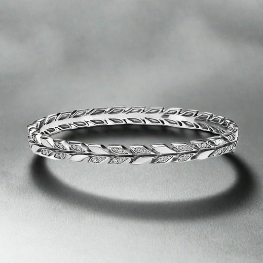 18K T Victoria Vine Diamonds Bracelet