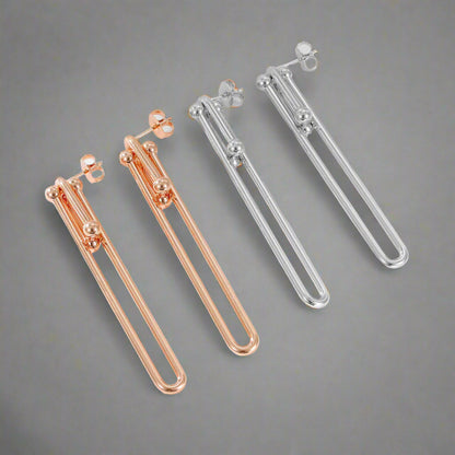 18K T HardWear Link Earrings
