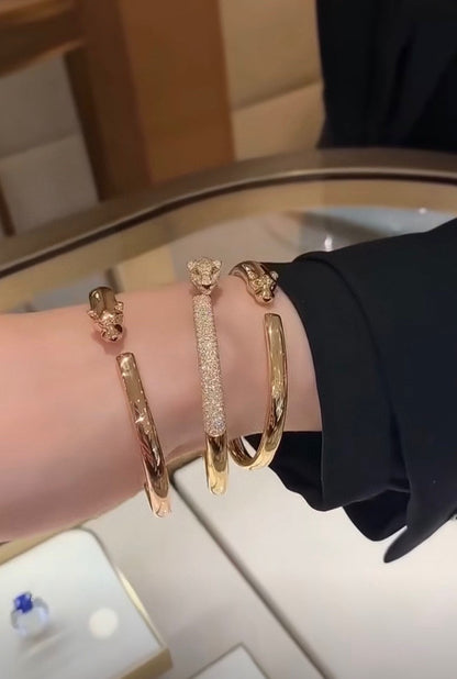 18K Panth̬re De Diamonds Bracelet