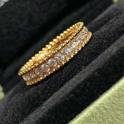 18K Perl̩e Diamonds Ring
