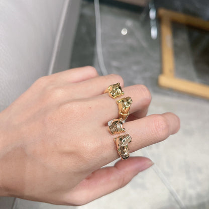 18K Panth̬re De Open Ring